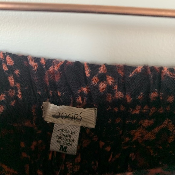 NEW UO / ECOTE / CROPPED CULOTTES PATTERNED - Picture 3 of 4